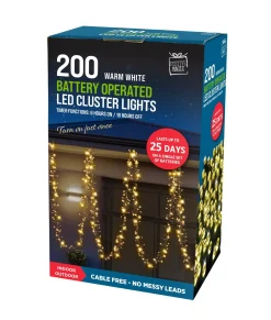 200 Led Battery Cluster Lights