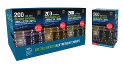 200 Led Battery Cluster Lights