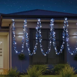 720 Led Cluster Lights Blue And White (10.4M)