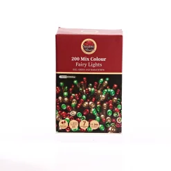 200 Led Fairy Lights Red, Green And Warm White