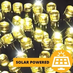 200 Led Solar Warm White Lights (15.9M)