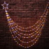 200 Led Warm And Cool White Waterfall Star (3M)
