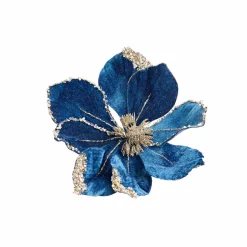 Blue Magnolia With Clip (20Cm)