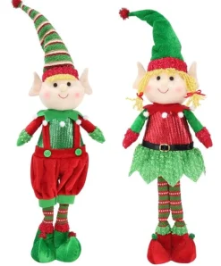 Boy Or Girl Standing Elf Asst (60Cm) - Boy