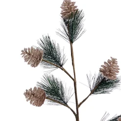 Champagne Pine Cone Pick (60Cm)