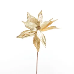Champagne Poinsettia Stems (45Cm)