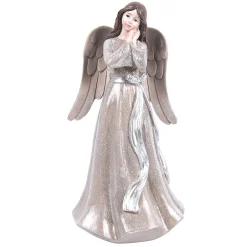 Champagne Polyresin Angel (25.5Cm)