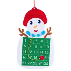 Christmas Felt Hanging Advent Calendar 3 Asst - Rudolph