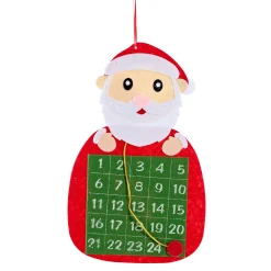 Christmas Felt Hanging Advent Calendar 3 Asst - Rudolph