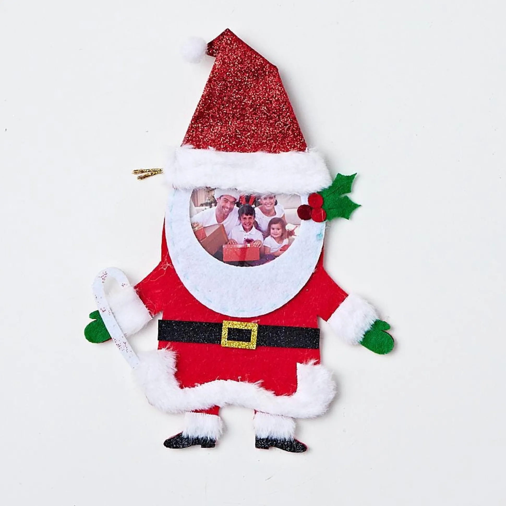 Christmas Felt Photo Frame Deco - Santa