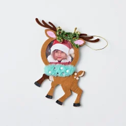 Christmas Felt Photo Frame Deco - Santa