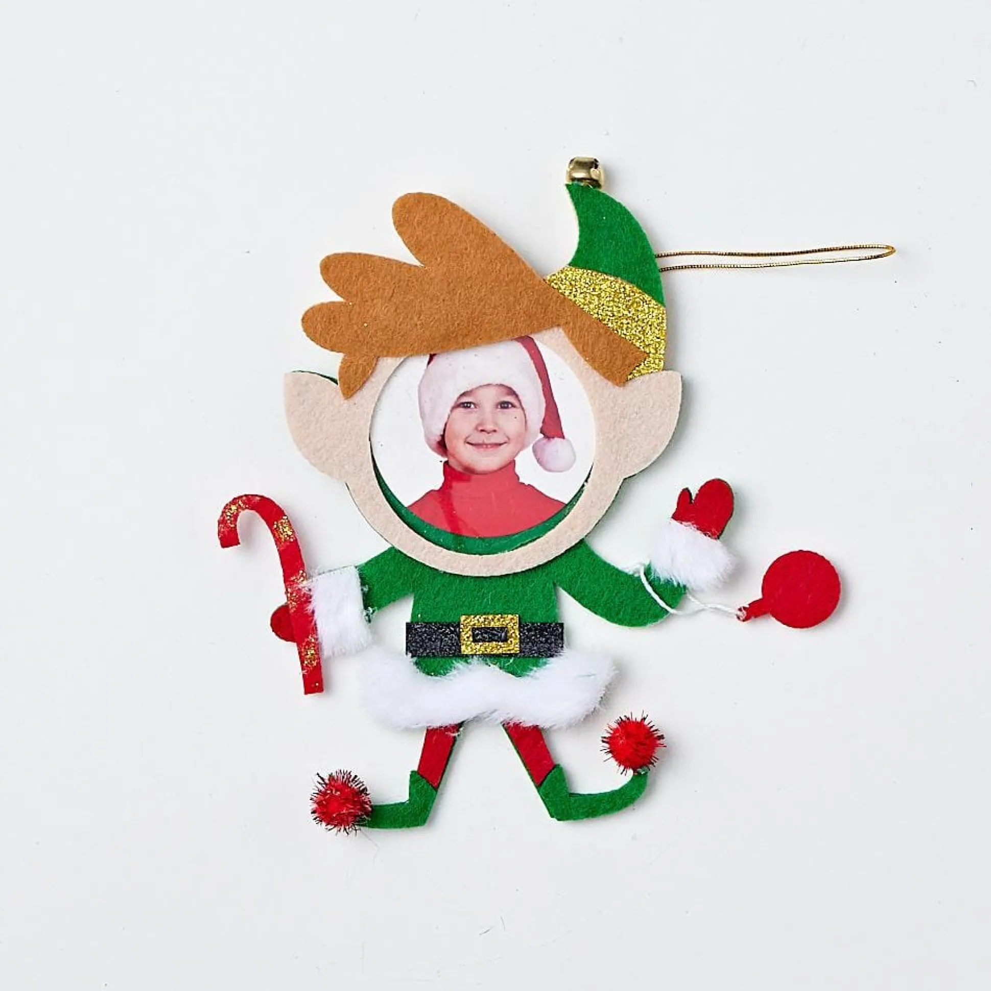 Christmas Felt Photo Frame Deco - Santa