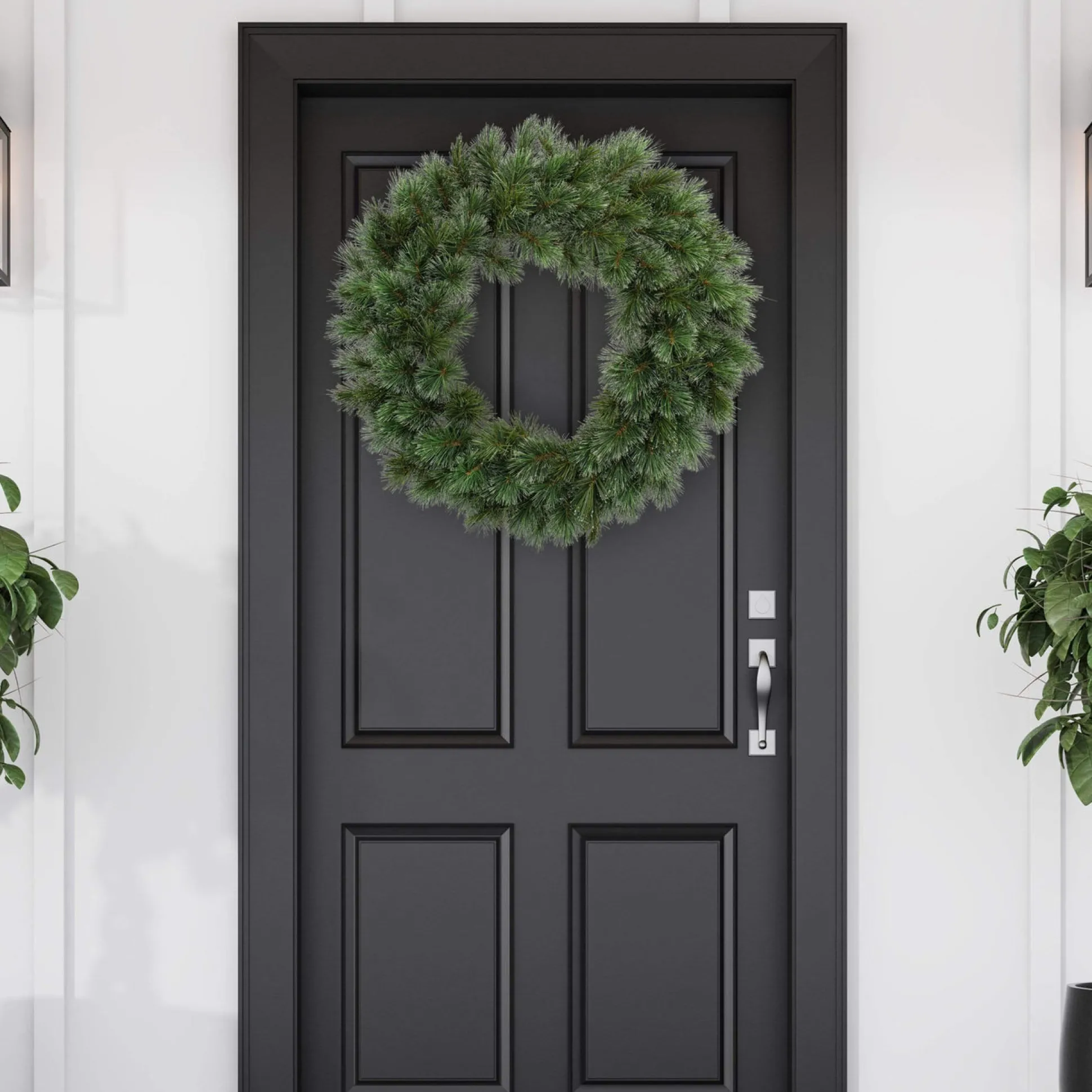 Colorado Frosted Wreath (76Cm)