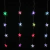 Colour Change Star Curtain (24Pc)