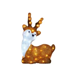 3D Acrylic Cute Sitting Reindeer