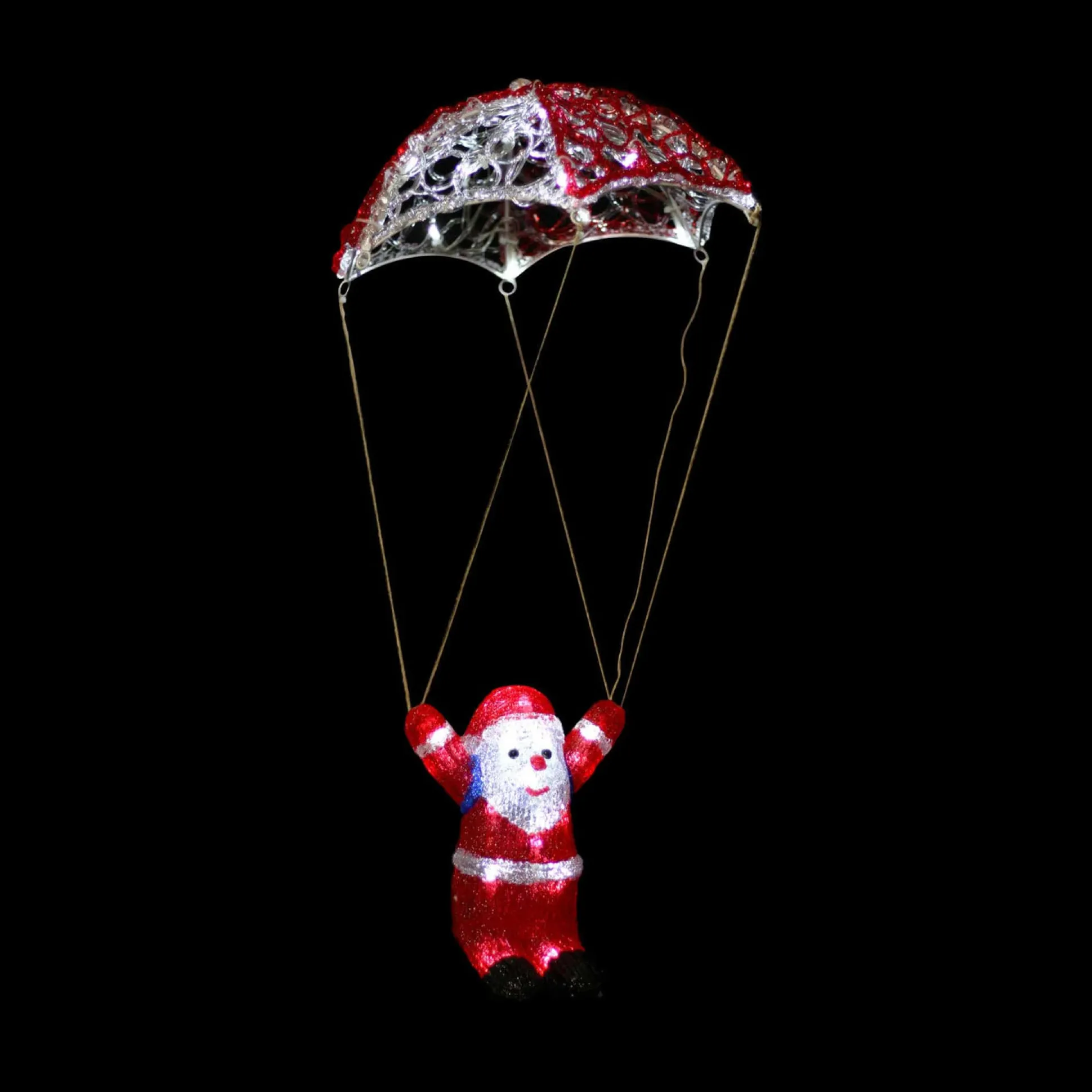 3D Acrylic Parachuting Santa