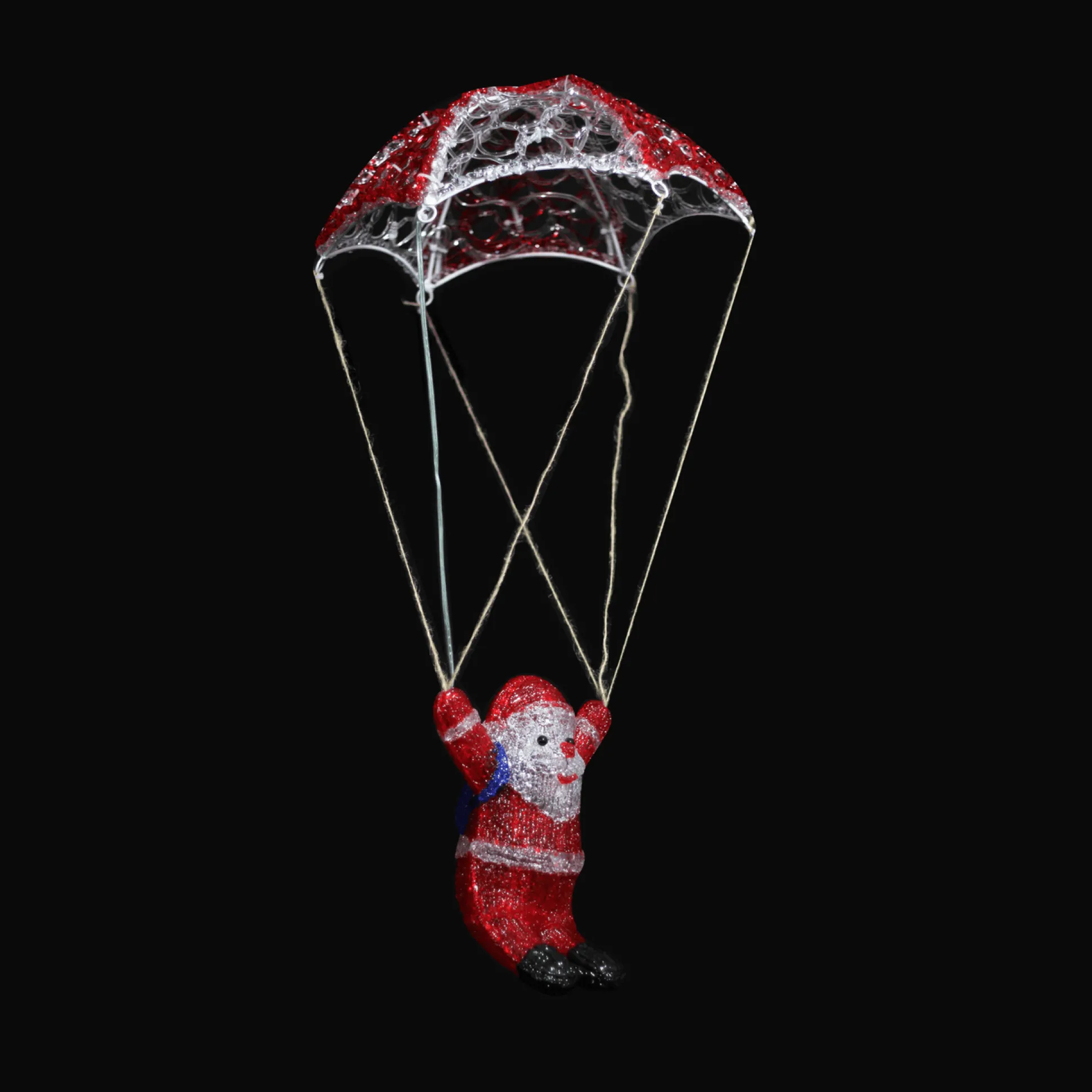3D Acrylic Parachuting Santa