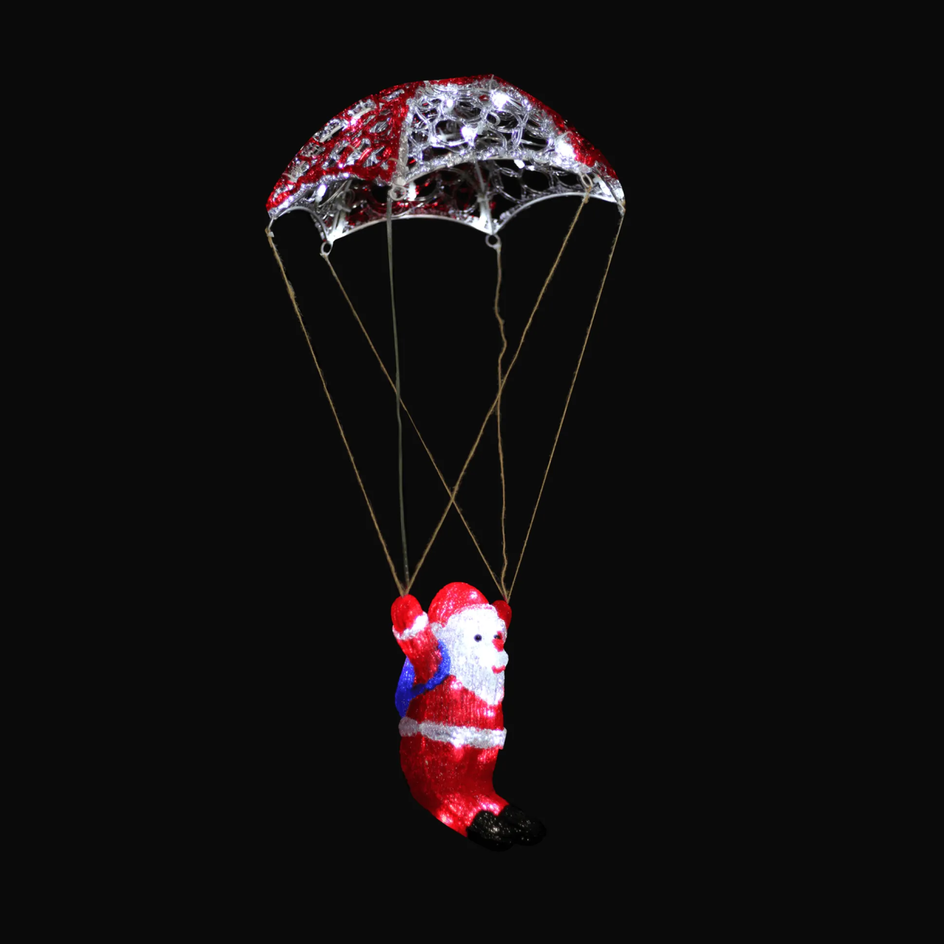 3D Acrylic Parachuting Santa