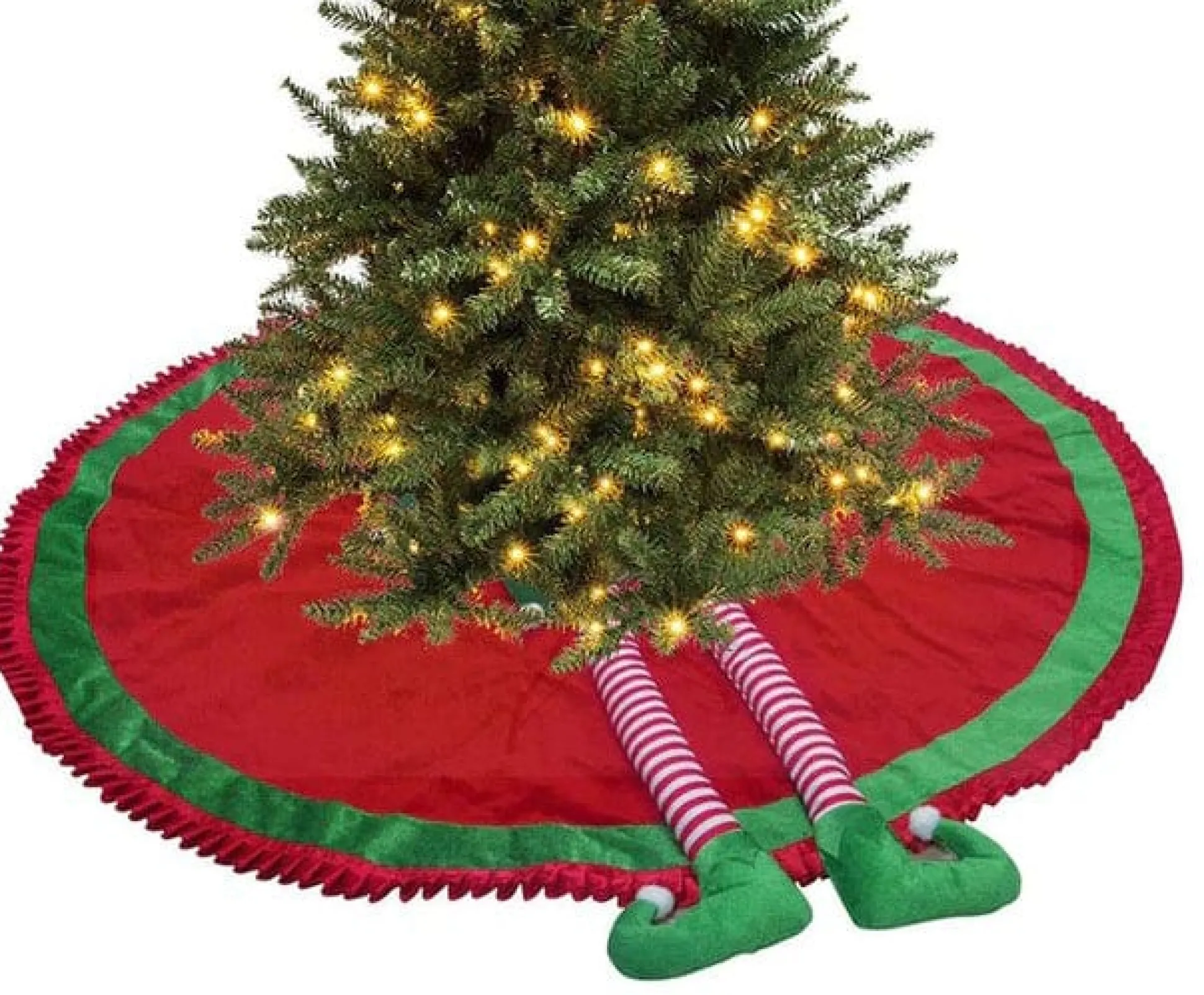 Elf Legs Tree Skirt (90Cm)