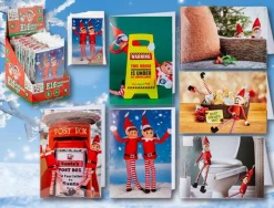 Elves Behaving Badly Christmas Cards 6Pk