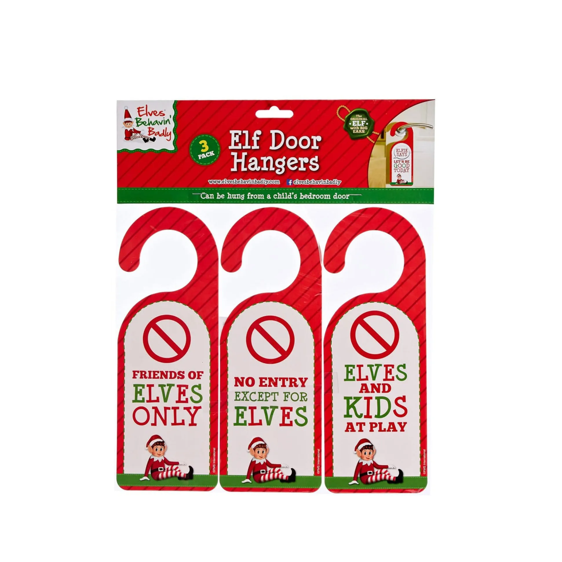Elves Behaving Badly Door Hangers