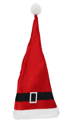 Extra Long Bendable Santa Hat Asst (70Cm)