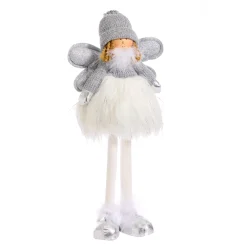 Fabric Angel With Fluffy Dress (36Cm)