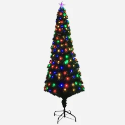 Fibre Optic Tree Slim With Multicoloured Leds (1.8M)