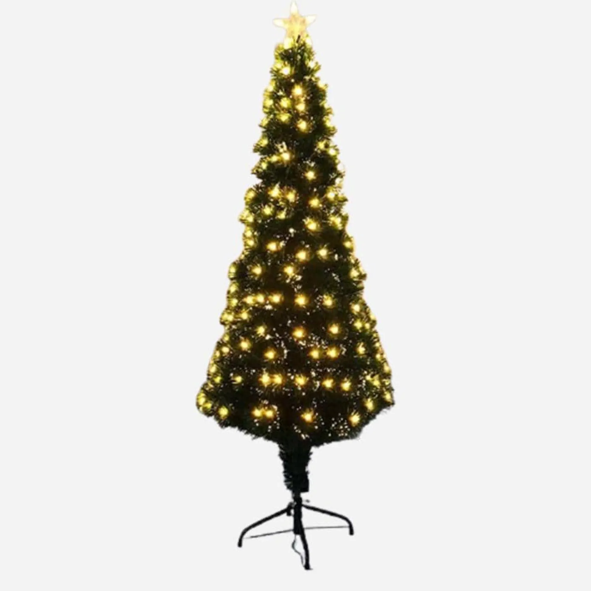 Fibre Optic Tree Slim With Warm White Leds (1.8M)