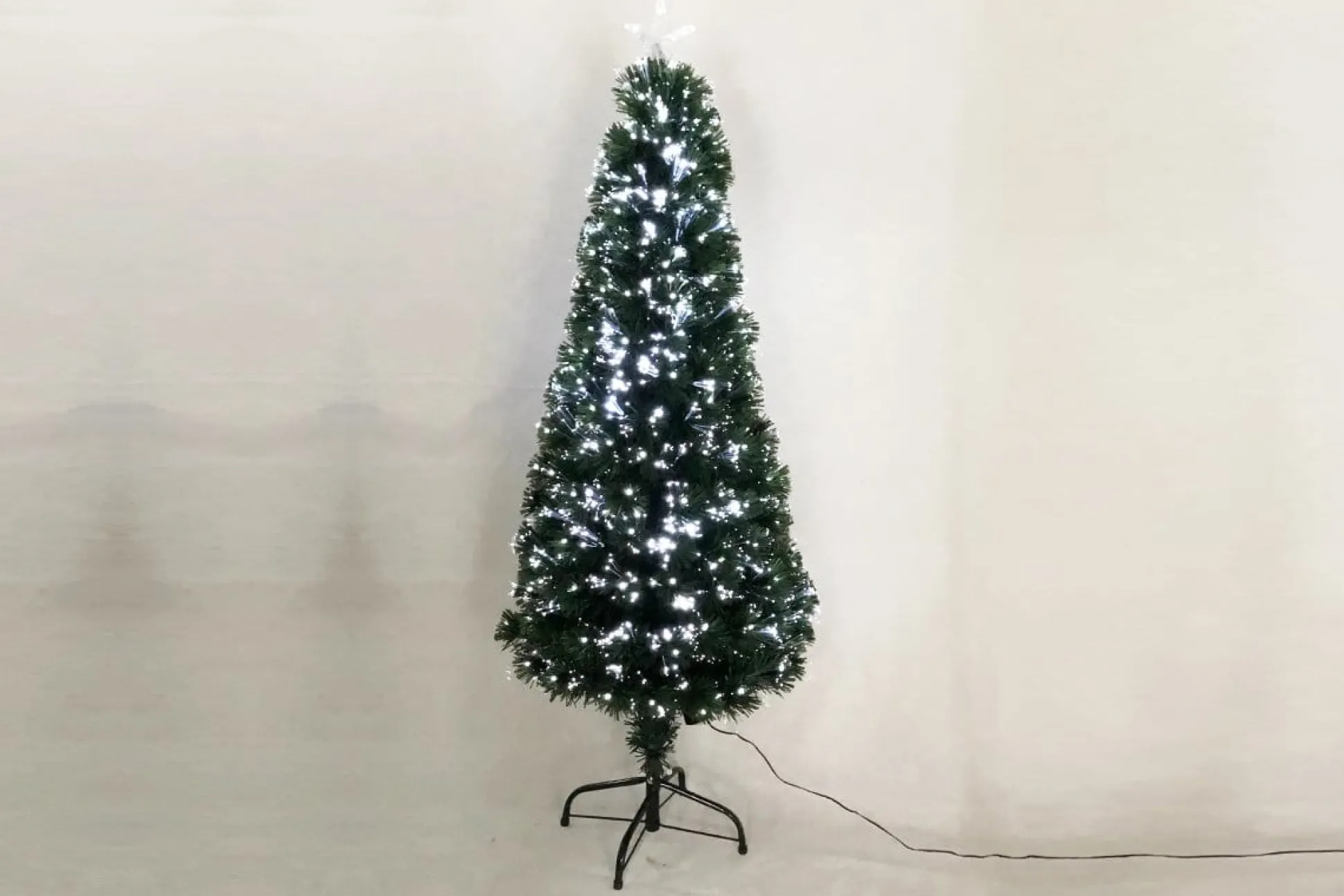 Fibre Optic Tree Slim With Cool White Leds (1.5M)