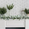 Flocked Emerald Angel Garland (2.7M)