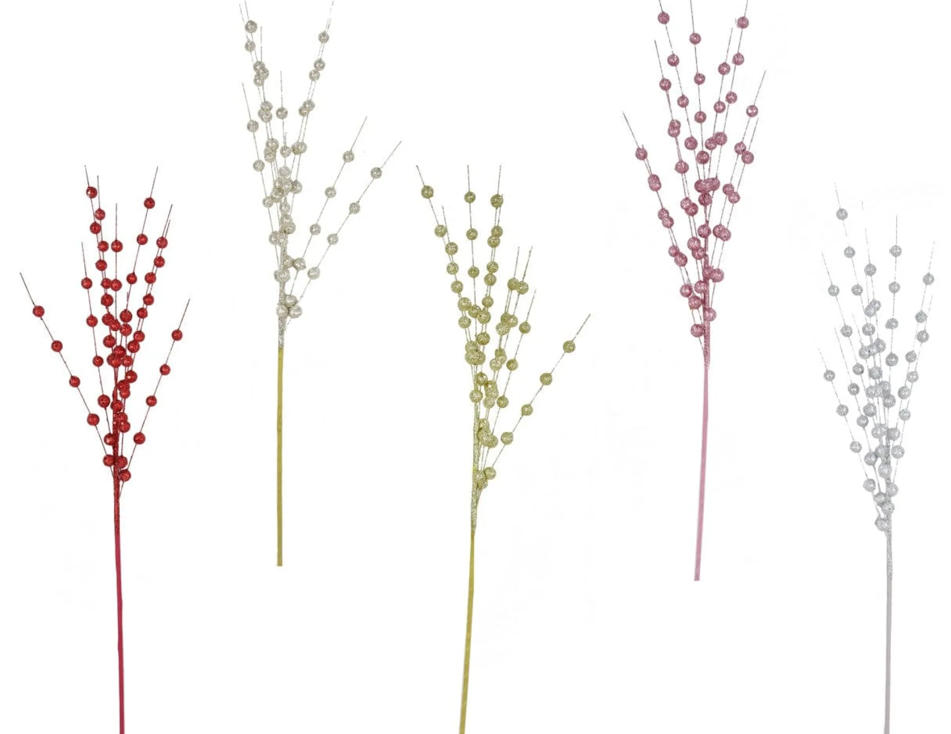 Glitter Berry Spray Asst (70Cm)