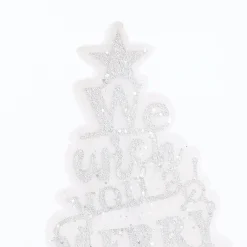 Glitter Message Tree Decoration
