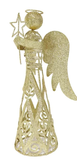 Glitter Metal Angel Asst (30Cm)