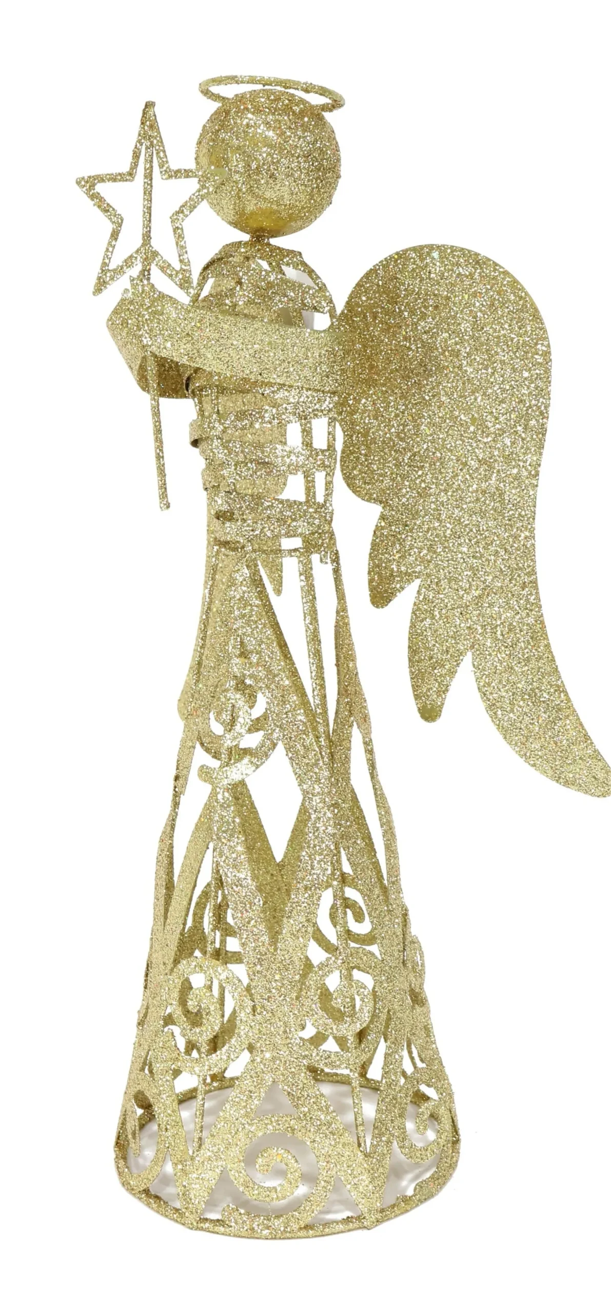 Glitter Metal Angel Asst (30Cm)