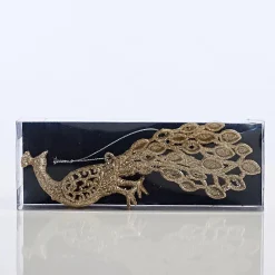 Glitter Peacock Decoration