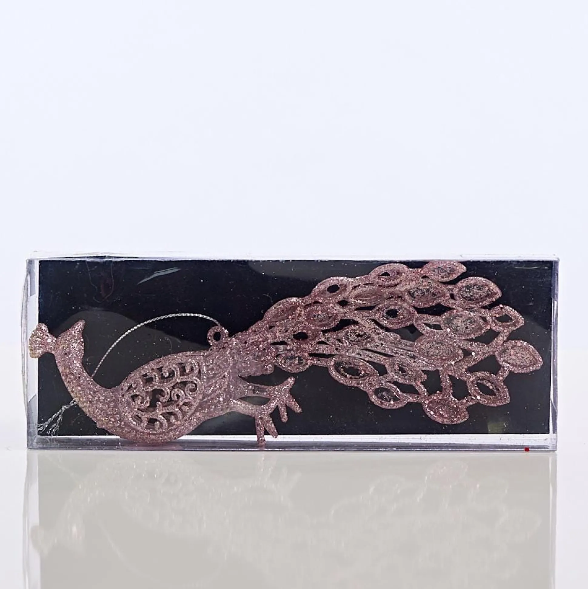 Glitter Peacock Decoration