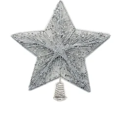 Glitter Thread Star Topper Asst (30Cm)