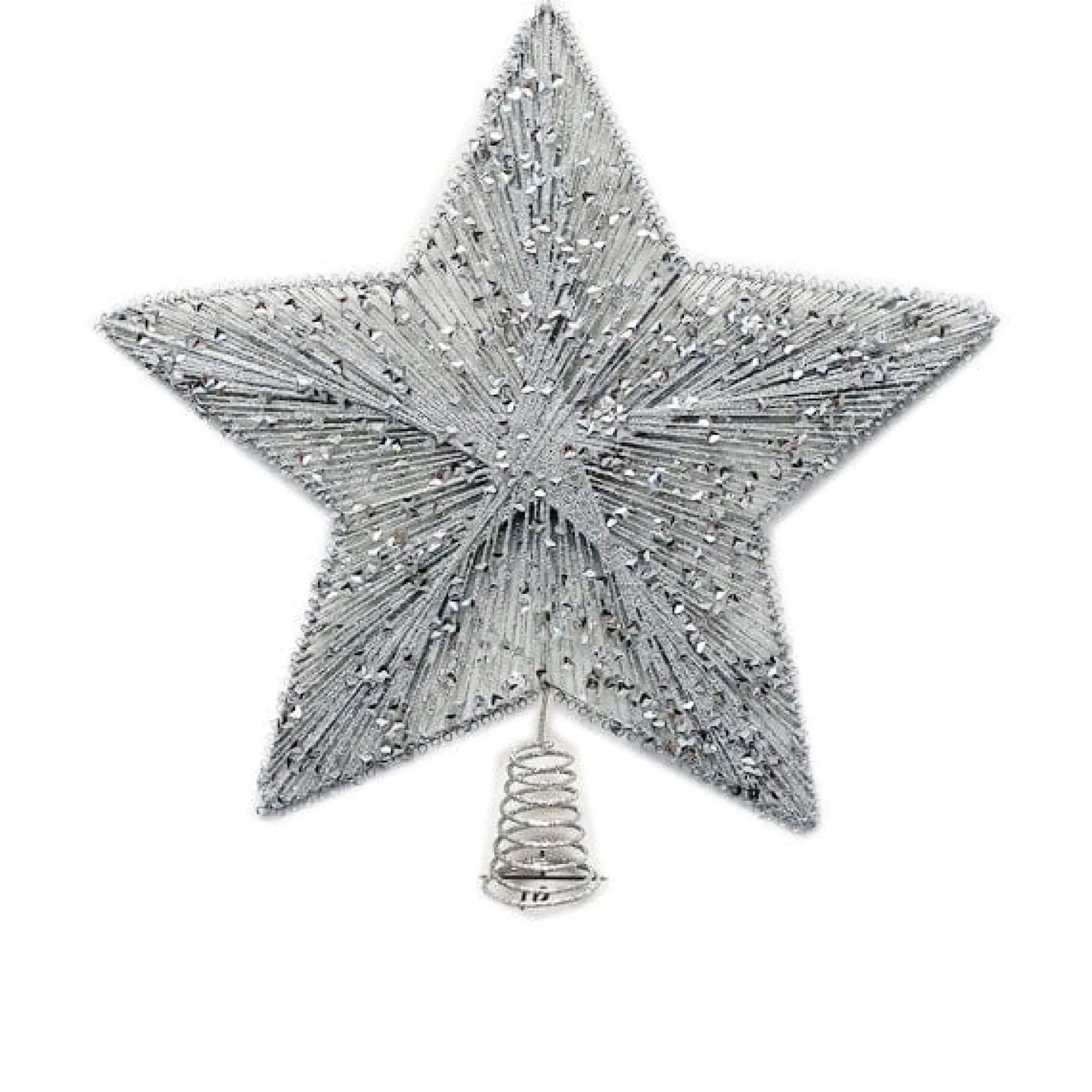 Glitter Thread Star Topper Asst (30Cm)