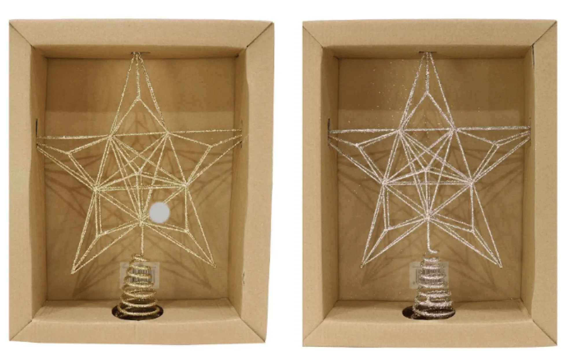 Glitter Wire Star Topper Asst (30Cm)