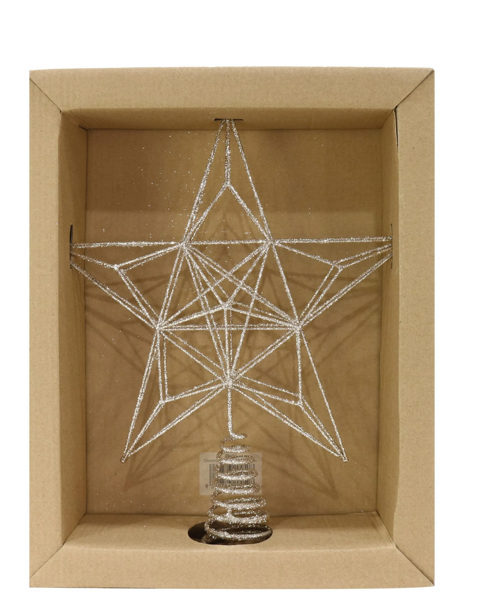 Glitter Wire Star Topper Asst (30Cm)