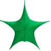 Green Pop Up Tinsel Star (65Cm)