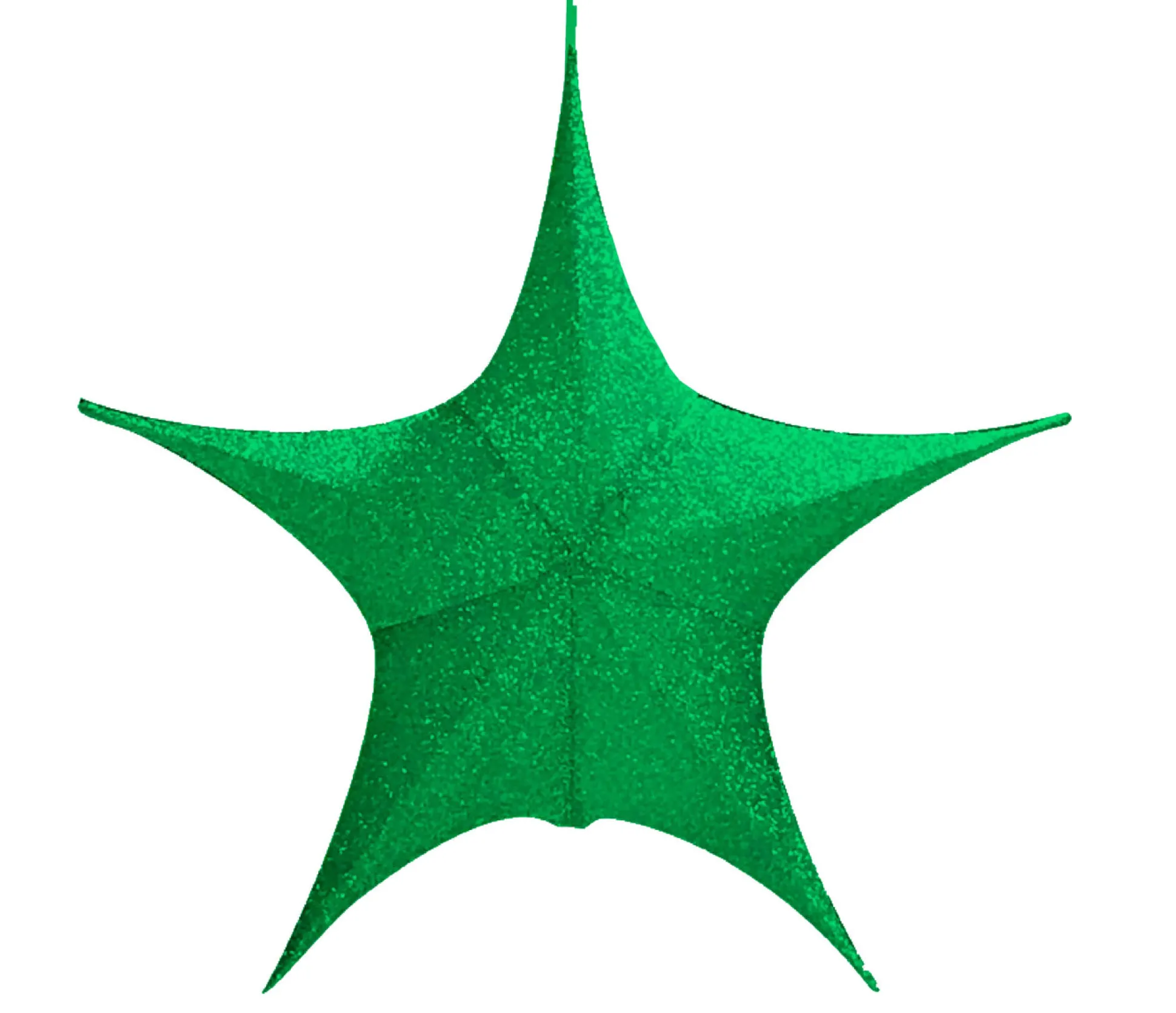 Green Pop Up Tinsel Star (65Cm)