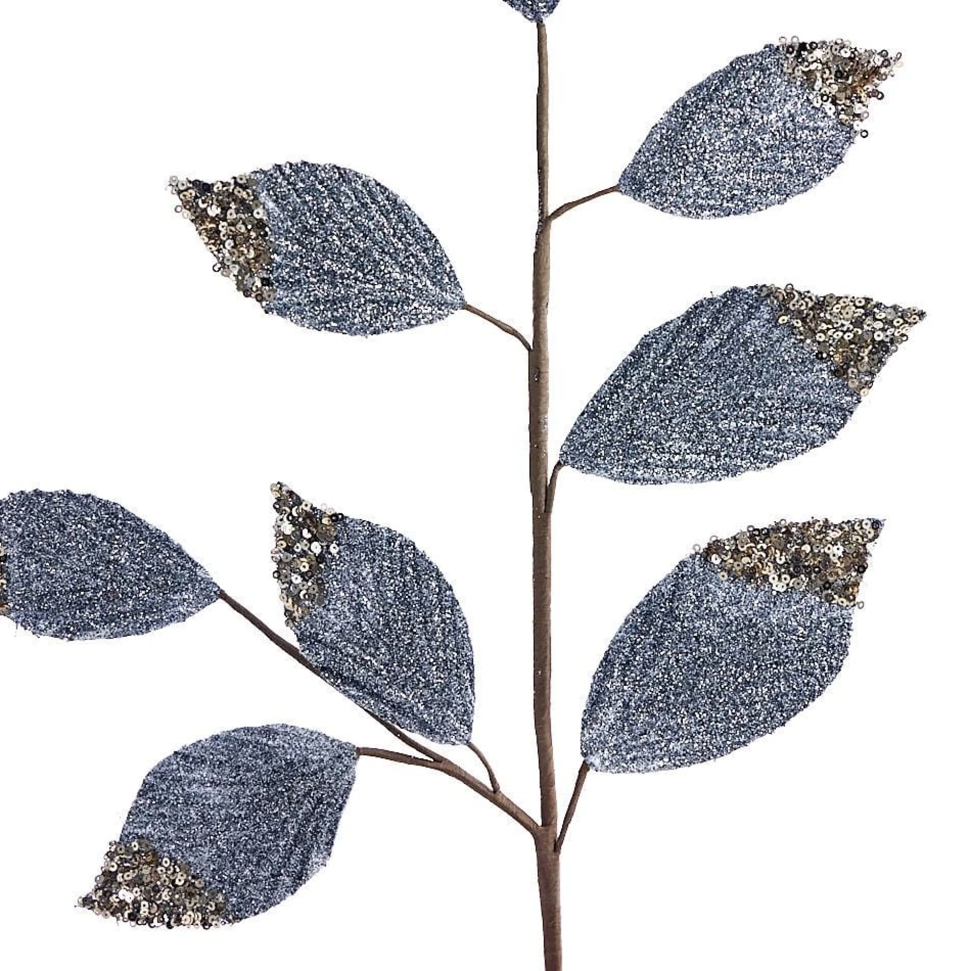 Grey Velvet Pick With Glitter (70Cm)