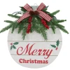 Hanging Retro Bauble Plaque (34Cm)