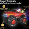 Inflatable Santa And Monster Truck (2.1M)