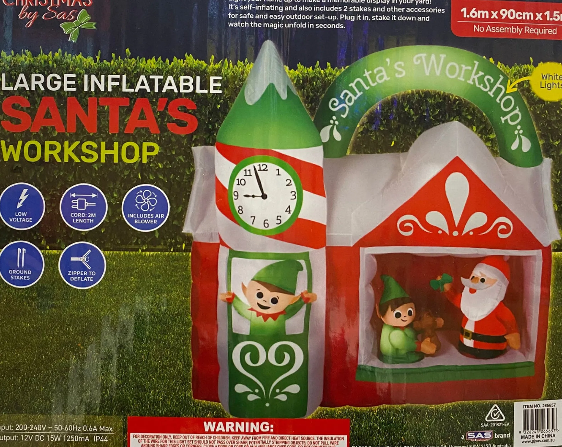 Inflatable Santa'S Workshop (1.5M)