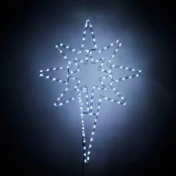 Led Cool White Nativity Star Ropelight