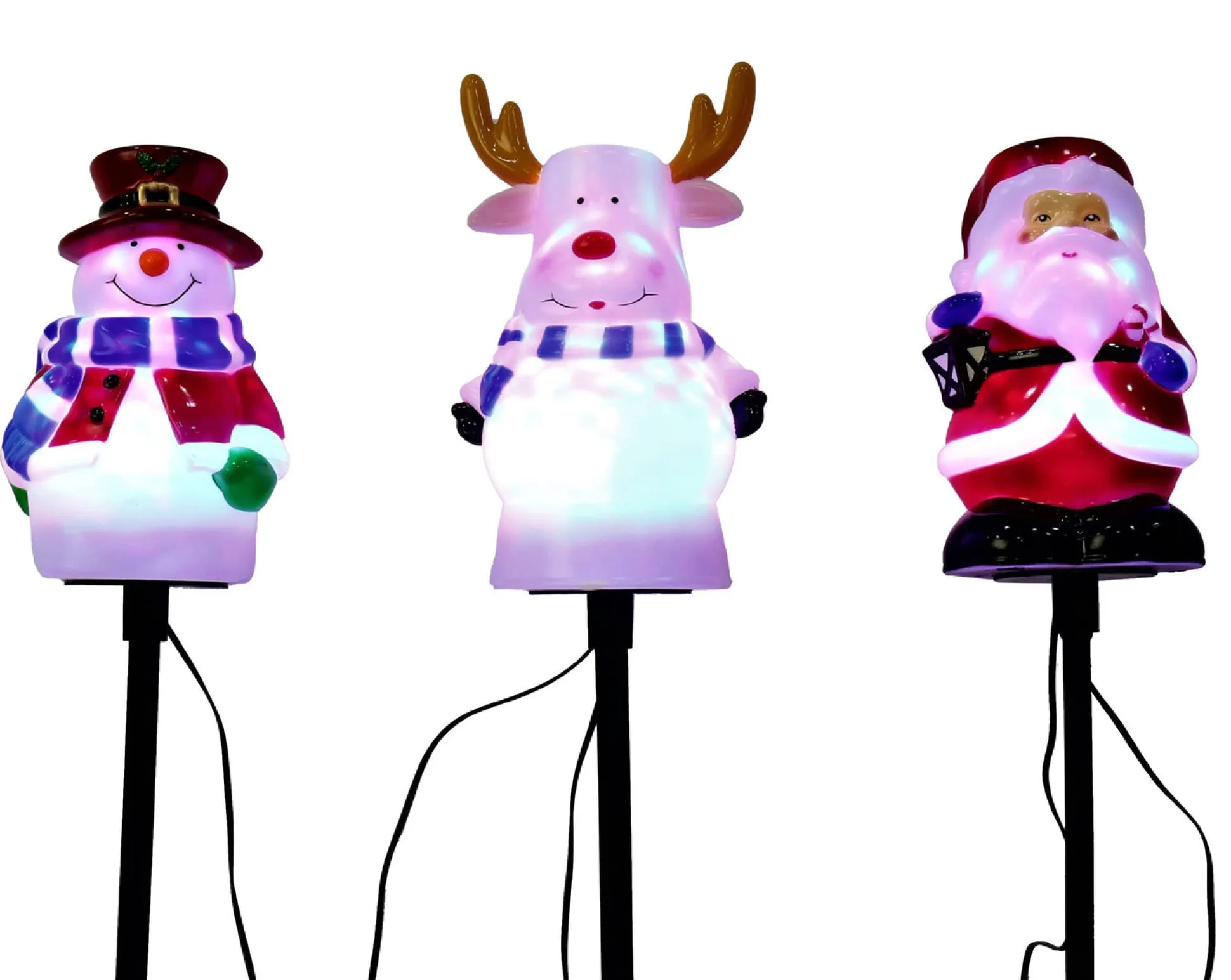 Led Disco Character Path Lights (3Pc)