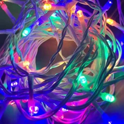Led Fairy Lights Multi With White Cable (40M)